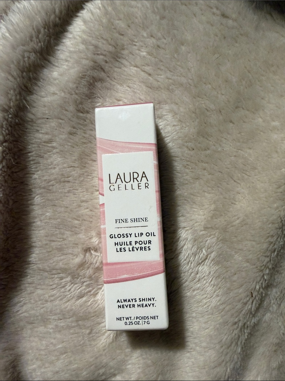 Laura Geller Fine Shine Glossy Lip Oil — Soft Pink